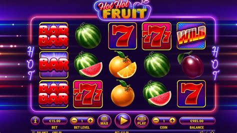 hot fruits slot machine